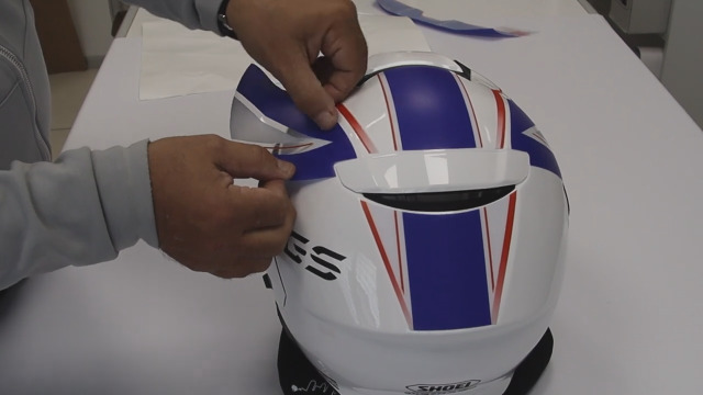 Adesivi Riflettenti Casco Adesivi Riflettenti Per Casco Da Lavoro - Decalcomanie Blu Alta Visibilità Per Sicurezza Cantieri E Notte Etichette - Foto 9