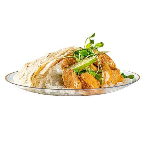 Miniatura 13 de Restaurantware Moderna - Platos desechables de 7.5 pulgadas, 40 platos de plástico duraderos para fiestas, platos llanos de plástico transparente