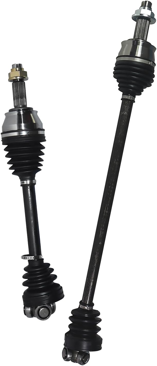 RYNCO CV Constant Velocity Drive Axle Shaft FWD Compatible With 2012-2017 Fiat 500 c Pop Pop & 2012-2016 500 Sport From 02/12/2012 Manual Trans, Left Right Driver Passenger Side CV Joint Shaft