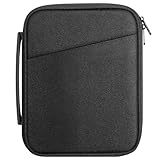 MoKo Funda protectora acolchada para tablet de 7-8 pulgadas para iPad Mini (A17 Pro) 8,3" 2024, iPad Mini 6/5/4/3/2, eReader de 7", bolsa para tablet con asa, Negro