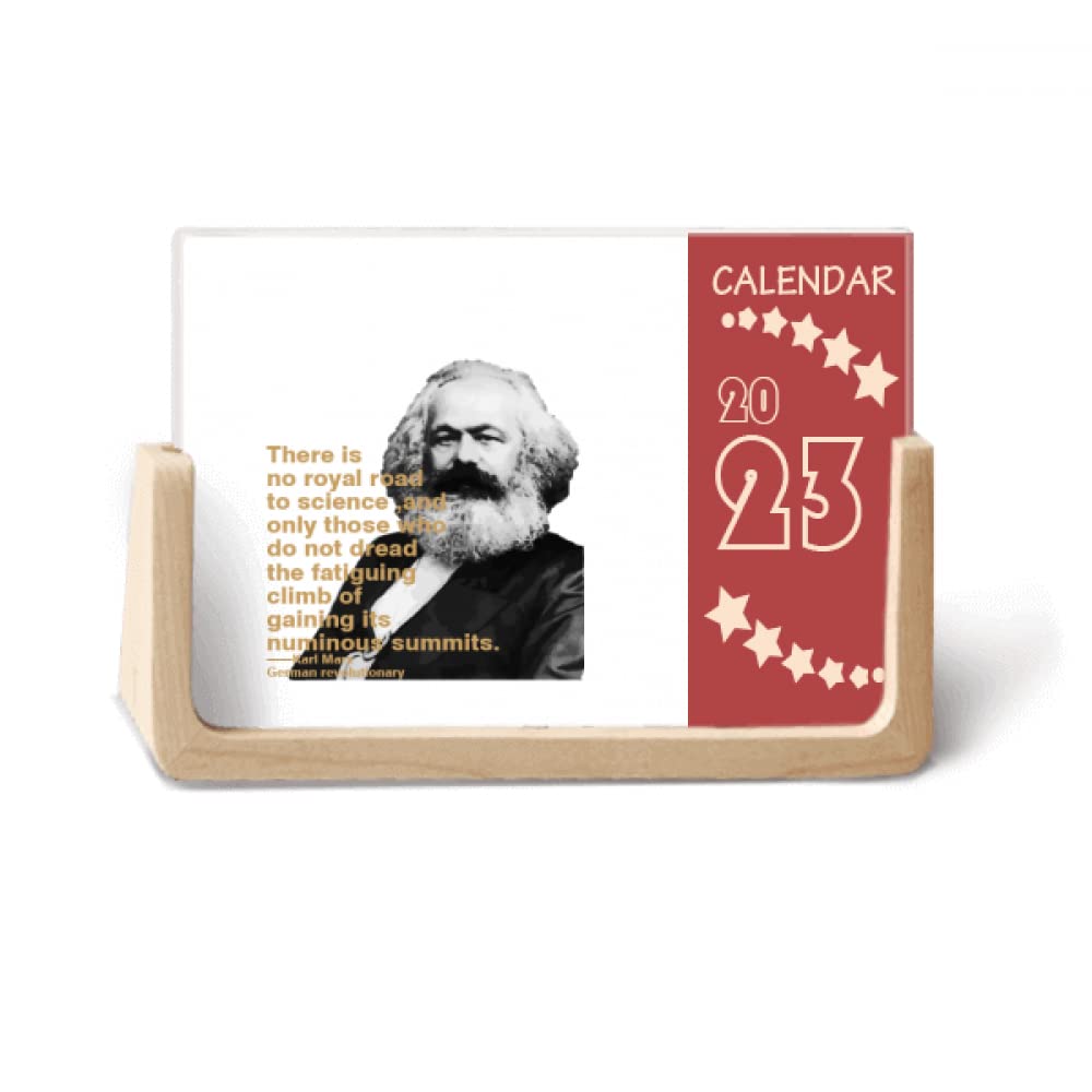 German Success Marxist Thinker Desk Calendar Desktop Decoration 2023
