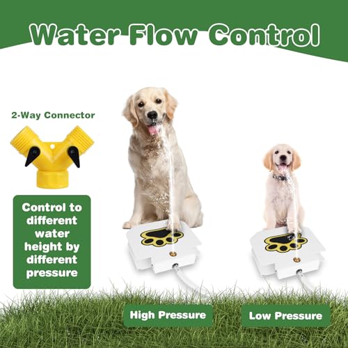 Fuente de agua manual para perros y gatos miniatura 4