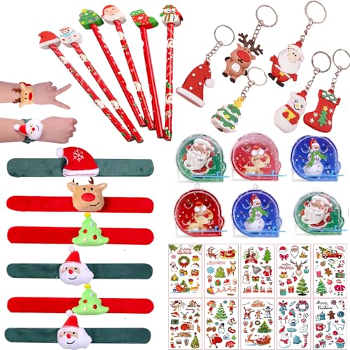 Giocattoli per Feste di Natale per Bambini,Gadget Feste Natale Bambini,Regalini per Calendario Avvento,Premi di Carnevale,Compleanno, Regalo di Natale,Riempimento della Pignatta per Ragazze e Ragazz