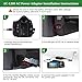 Gonine AC-L200 Netzteil Kit für Sony Handycam DCR-DVD7 DVD105 DVD108 DVD203 DVD205 DCR-SR45 DCR-SR47 DCR-SR68 DCR-SR80 Kameras Camcorder