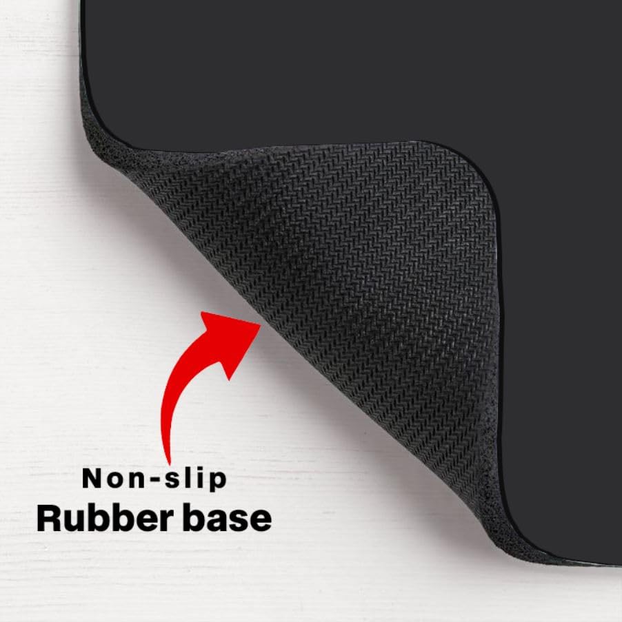 Image of ON TREND Premium Extended Mouse Pad, Large Premium Desk Mat Anti Skid Rubber Base for Desktop Laptop PC Office Gaming (Size- 23 X 11 x 0.12 Inch) (Black)