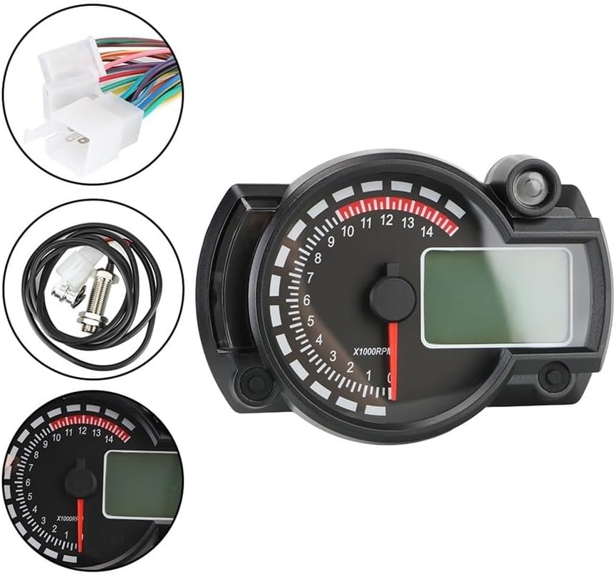 Motorcycle Odometer Digital Odometer Motorcycle Speedometer Gauge Moto Dashboard Meter Motorbike Accessories