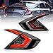 MPSSAA faros traseros Para Civic 2016-2020 Sedan Montaje de lámparas ahumadas Accesorios para automóviles Piezas de repuesto para automóviles Puesta en marcha Luces traseras de animación