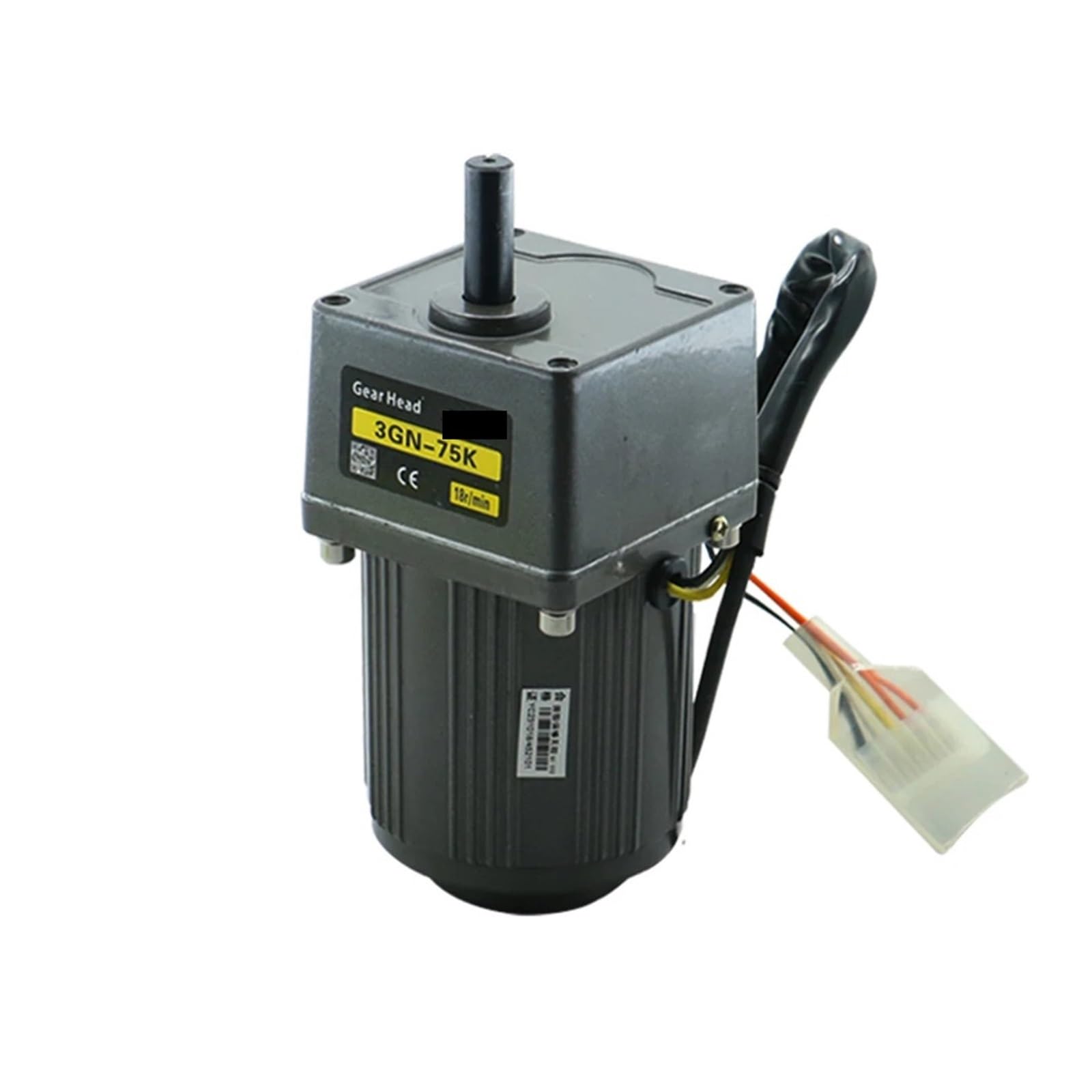 Motor 15 W Wechselstrommotor 220 V 50/60 Hz Einphasen-Asynchronmotor Induktionsmotor Welle 10 mm + Drehzahlregler 1350 U/min Gleichstrommotor(0-280rpm)