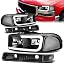 Smoked LED DRL Headlights With Bumper Signal Lamps For 1999-2007 GMC Sierra & Yukon 11 thumbnail image