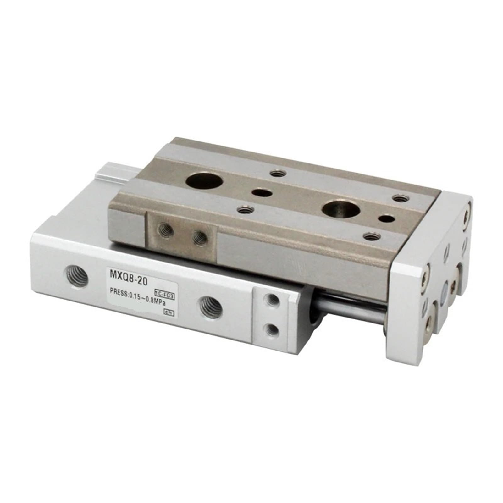 Vérin pneumatique double tige MXQ6 pour table coulissante de précision