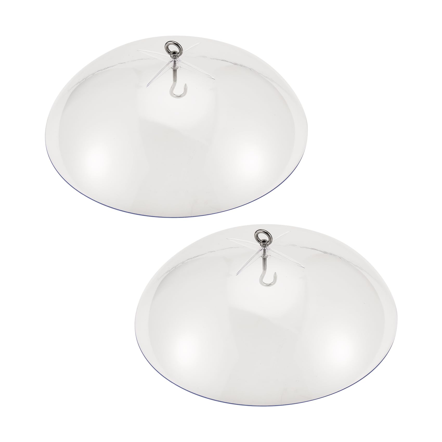 Yocdunm 2 Pack Bird Feeders Protective Cover Dome Protective Dome Rain Protective Cover for Hanging Bird Feeders for Garden