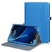 Produktbild Fintie Hülle für Samsung Galaxy Tab A 10,1 Zoll T580N / T585N 2016 Tablet - Multi-Winkel Betrachtung Schutzhülle Cover Case mit Dokumentschlitze, Standfunktion, Auto Wake/Sleep Funktion, Königsblau