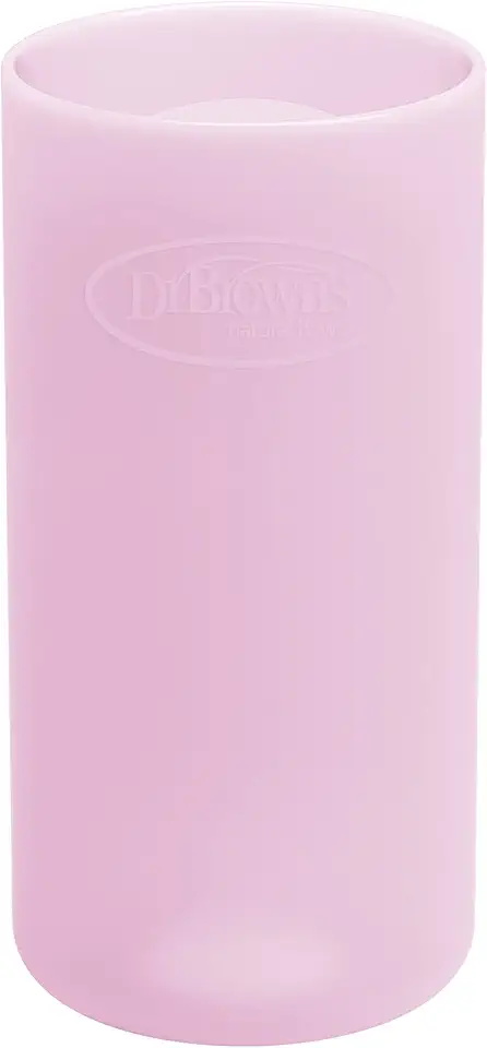 Dr. Brown's Manga de mamadeira estreita 100% silicone, rosa, 227 g