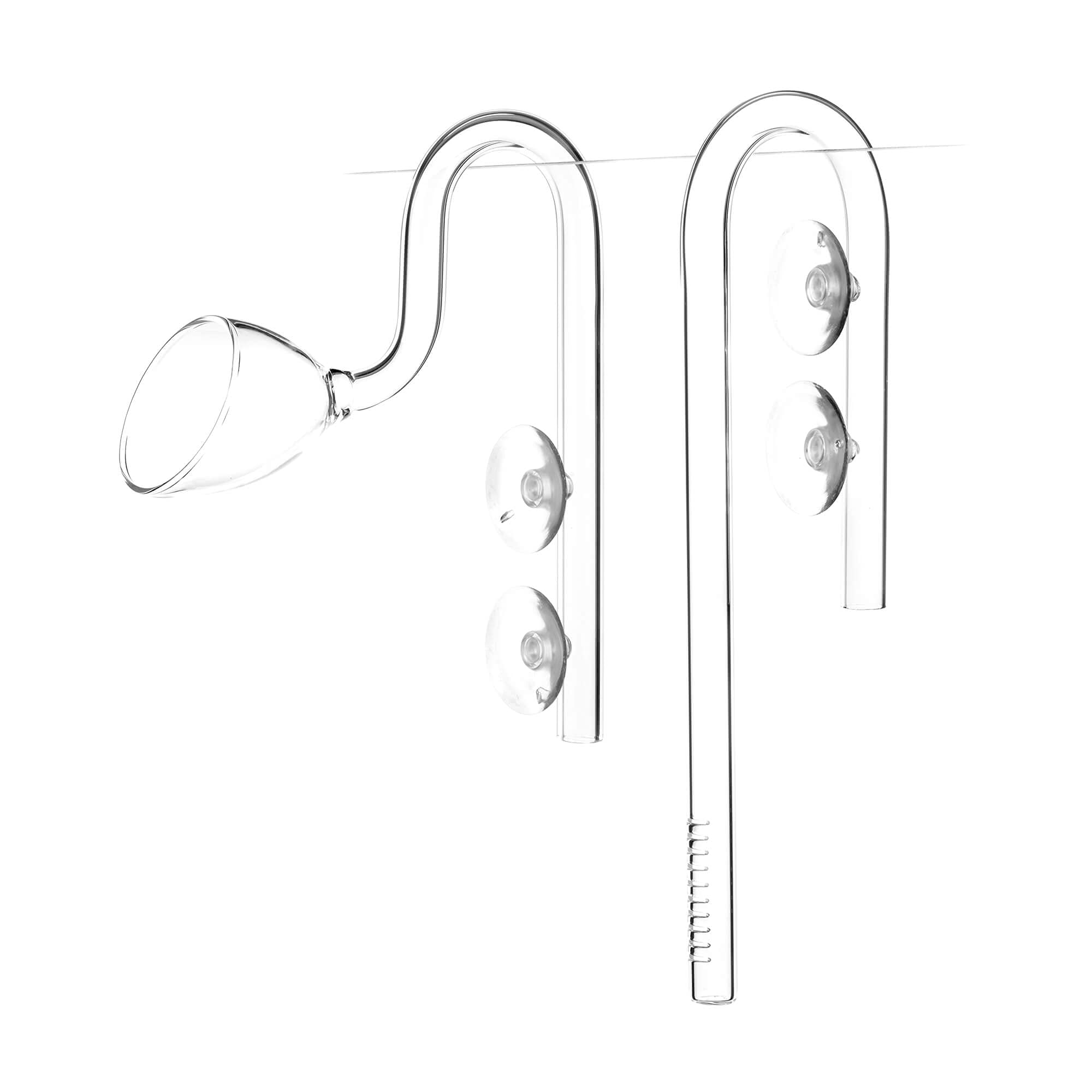 Lily Pipe Inflow-Outflow Set - Aquarium Filtereinlauf Filterauslauf (13mm für 12/16mm Schlauch, Inflow 23cm)