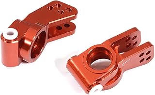 C31340RED Billet Machined Rear Hub Carriers for Losi 1/10 Lasernut U4 4WD Brushless RTR