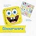 Spongebob Party Supplies Set | Serves 16 Guests | Spongebob Party Decorations With Table Cover, Banner Decoration, Spongebob Plates, Napkins, Balloons, Crepe Streamer, Candles and Button