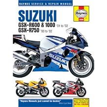 دليل إصلاح Haynes لسوزوكي GSX-R600 ، 750 ، 1000 Superbike 2000-2002