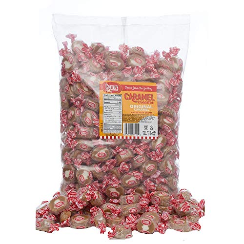 Goetze's Candy Vanilla Caramel Creams - 10 Pound Bag (160 Ounces) - Fresh From The Factory #TOP2