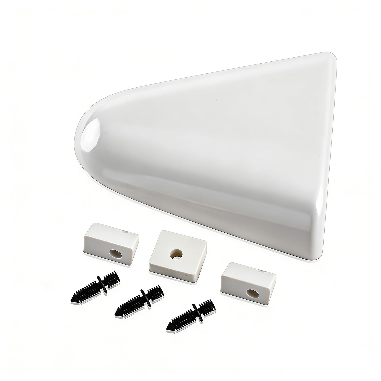 HQPARRTS 957175 Clam Shell Vent(7-3/8 x 6-5/8) Compatible with Sea Ray Boat -Medium Clam Shell with Push in Tree Studs