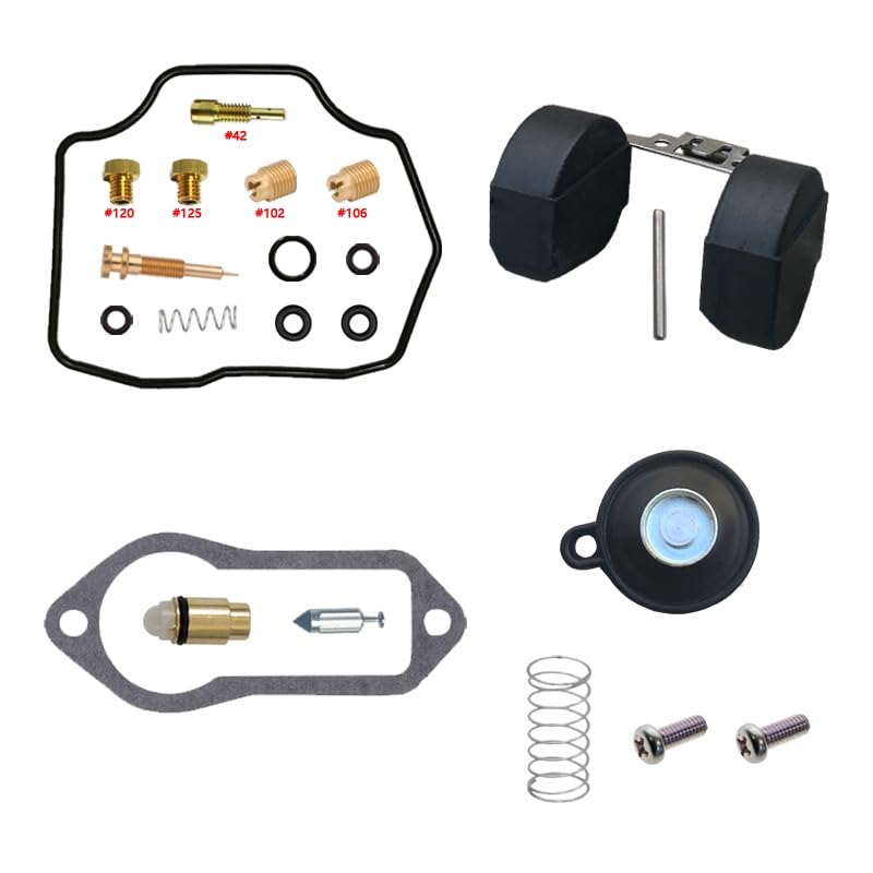 Kit réparation carburateur XT350 avec flotteur pour moto monocylindre 1985-1991