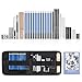 Produktbild GHB 36 Stück Bleistifte Skizzierstifte Set Skizzieren und Zeichnen Professionelle Art Set mit Graphitkohlestifte Sticks Werkzeuge und Kit Bag MEHRWEG
