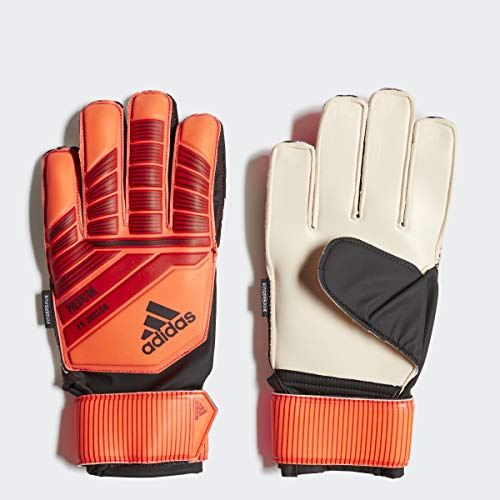 adidas Predatorator Junior Top Training Fingersaver Goalie Gloves, Active Red/Solar Red/Black, Size 7