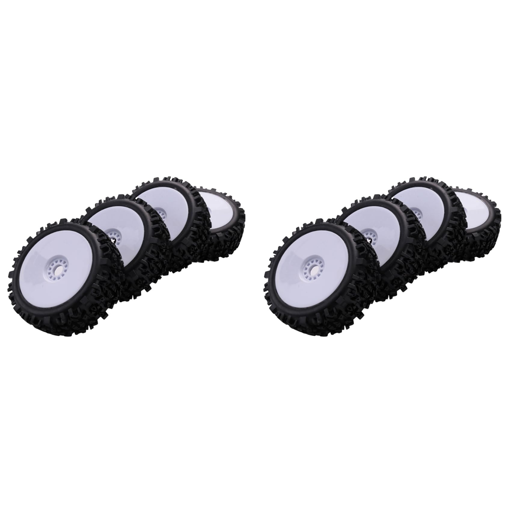 8 sztuk 17 mm piasty felgi i opony głębokie zębowe do 1/8 Offroad RC Team Vrx Hobao