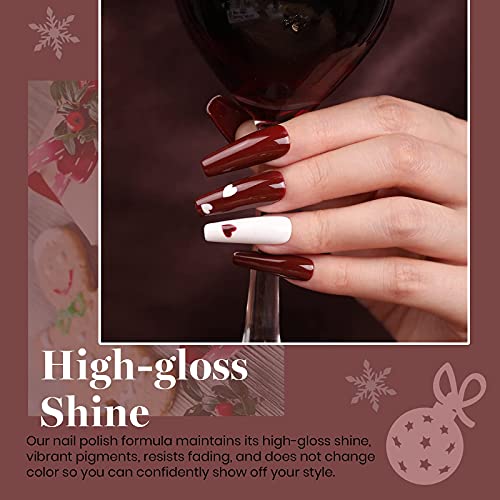 Image of Beetles Gel Polish Set, 6 Colors Nude Brown Shimmer Gel Polish