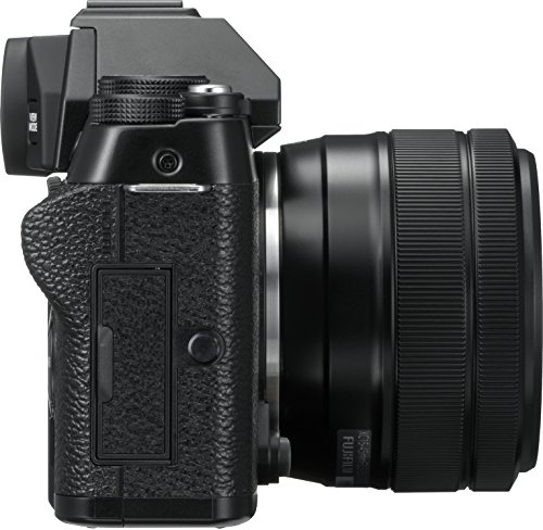 Image of Fujifilm X-T100 24.2 MP Mirrorless Camera with XC 15-45 mm Lens (APS-C Sensor, Electronic Viewfinder, Face /Eye Detection, 3 inch 3-Way Tilt Touchscreen, 4K Video Vlogging, Film Simulations) - Black