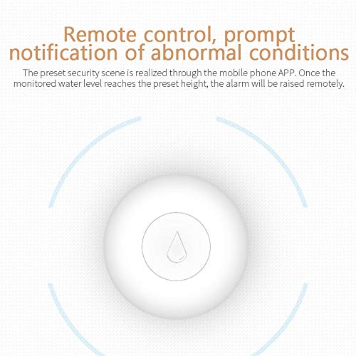 Siłownik liniowy, Czujnik powodziowy Smart Water Detector Inteligentny życie APLIKACJA Alarm związany z pracą bramy Tuya(3pcs)