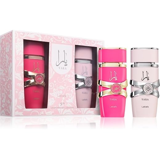Pack Edición Aniversario Dúo Yara & Yara Candy Eau de Parfum (2x100ml) | Fragancias Dulces, Florales y Sofisticadas para Mujer, UBOON.