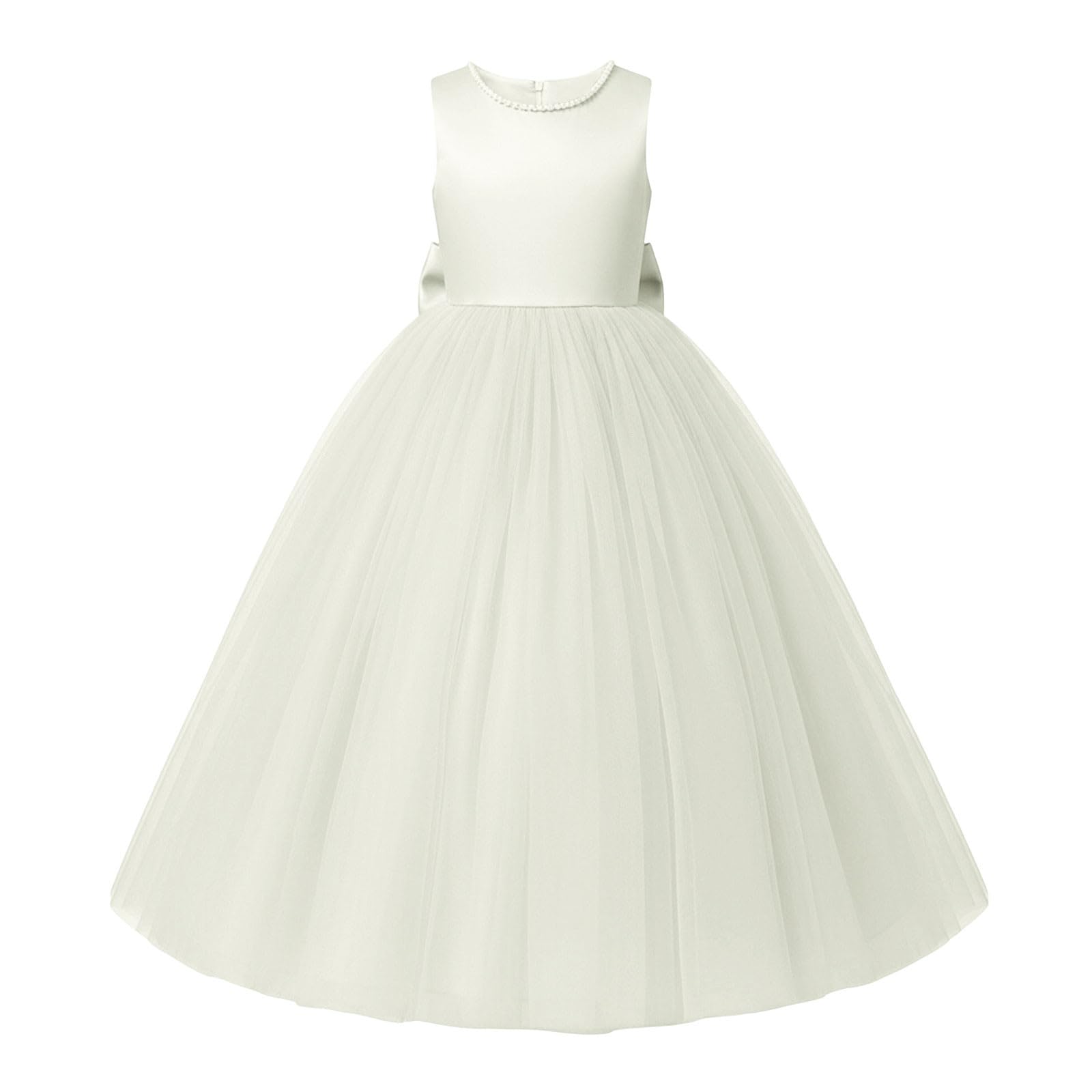 Generisch Elegantes Kleid für Mädchen, Festliche Anlässe, Hochzeit, Geburtstag, Party, mit Schleife