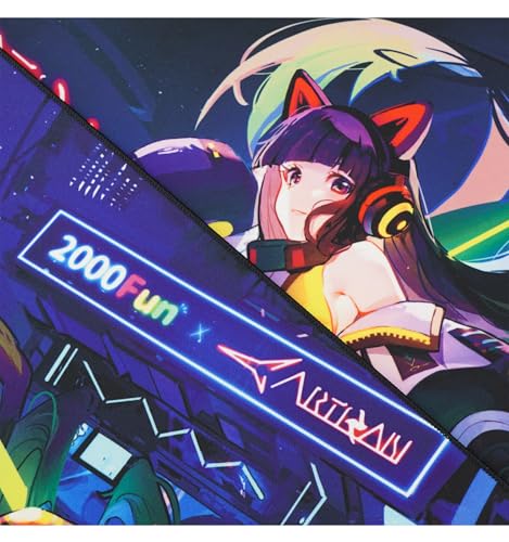 ARTISAN NINJA FX 零 ゼロ 夜行 (YAKO) ゲーミングマウスパッド e-sports 2000FUNコラボモデル (XL, SOFT)