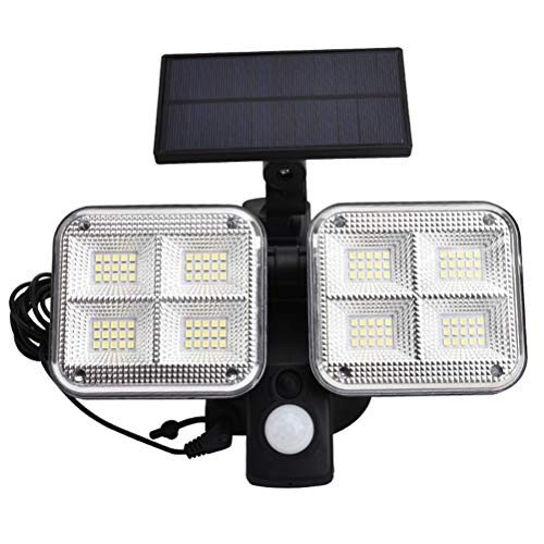 Applique Murale Solaire Noire PLAFOPE 2000mah à Angle Réglable