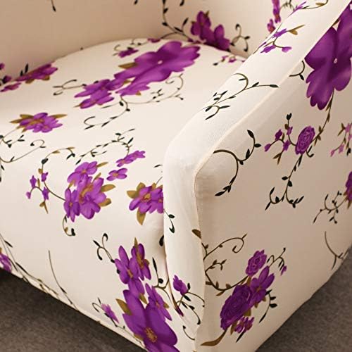 Miniatura 4 de Funda para silla de club, fundas de terciopelo para silla de bañera, fundas para silla de barril, funda de sillón, funda extraíble y elástica para