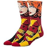 Bioworld - Marvel Comics - The X-Men - Dark Phoenix 360 Character Crew Socks