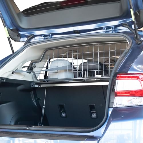 Travall Hundegitter für Subaru Crosstrek (2012-2023) Fahrzeugspezifisches Hundegitter, Kofferraumschutz für Hundetransport, Gepäckschutz, Robustes Stahlnetz Auto Hundesperre