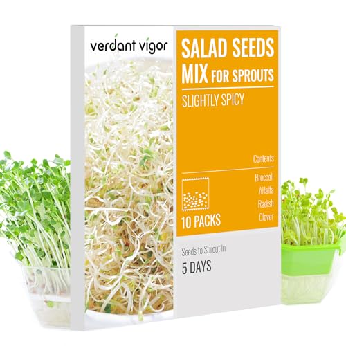 Verdant Vigor Sprouting Seeds Salad Blend Review: Grow Delicious Microgreens at Home?