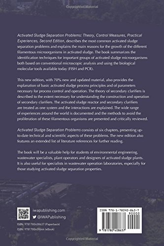 Activated Sludge Separation Problems: Theory, Control Measures, Practical Experiences - Second Editi