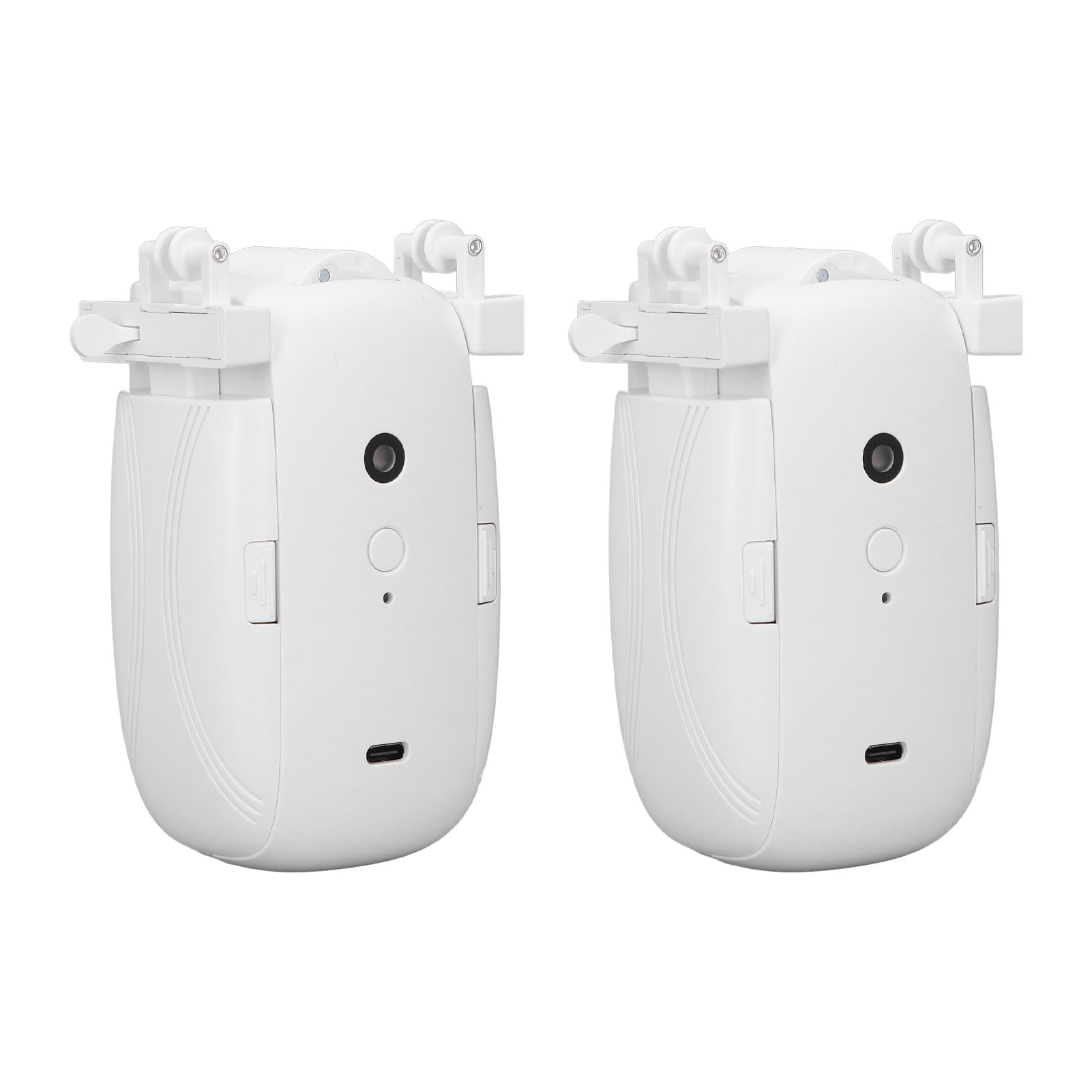 FTVOGUE Apritende Intelligente, Materiale ABS, Controllo Vocale Automatico, Set Motore Elettrico per Tende con USB, Adatto per Uso Domestico e Tende con Binario U I