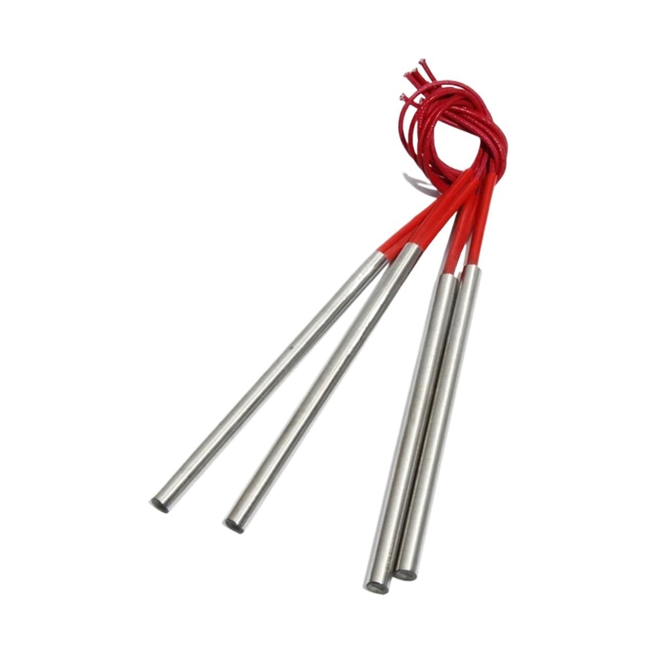 Calentadores de cartucho de 10mm, 180~300mm, AC110V/220V/380V, 450/500/550/630/750W, elemento de resistencia SUS de tubo de calentamiento de un solo extremo, 2 uds.(110V,201SUS 550W 10x220m