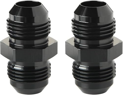 Miniatura 69 de Adaptador de unión reductor de llamarada macho 4AN macho a 3AN de aluminio negro