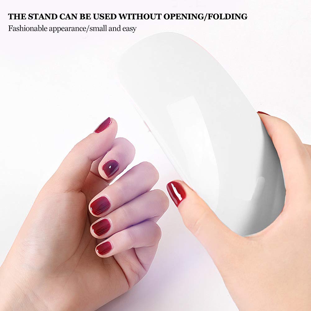 Lampada per Unghie, Asciuga Unghie, Lampada LED/asciuga Unghie, for Smalto Gel, for Manicure e Pedicure, Mini Strumento Manicure ad Asciugatura Rapida, 6W