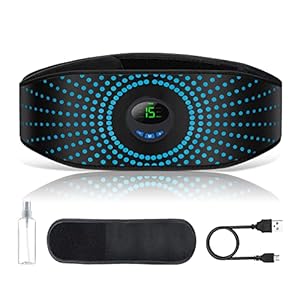 GLGLMA Upgrade Ab Trainer Flex Belt,Abdominal Muscle Toner,Machine,Abs Machine Exercise Equipment for Women Men, 6 Modes…