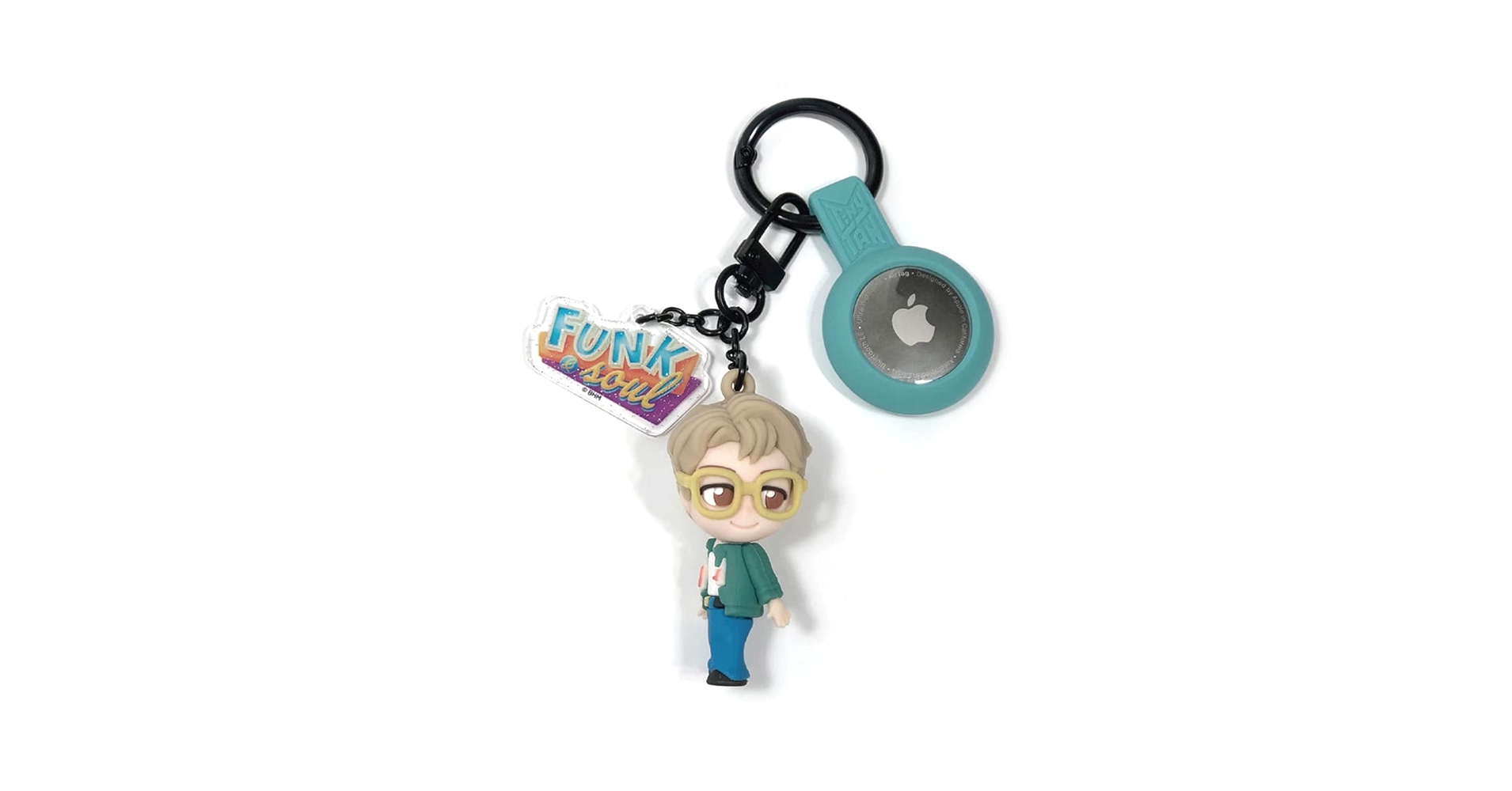 BTS TinyTAN Dynamite AirTag Figure Key Ring - Jimin at