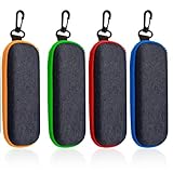 Photo Gallery rnxsib 4 custodie per occhiali in tessuto denim, alla moda, custodia rigida per occhiali da viaggio portatile con chiusura lampo, 4 pezzi, versatilità portabilità Photo Gallery rnxsib 4 custodie per occhiali in tessuto denim, alla moda, custodia rigida per occhiali da viaggio portatile con chiusura lampo, 4 pezzi, versatilità portabilità