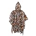 Alomejor Multifunctional Rain Poncho, Hooded Rain Poncho Raincoat Jacket for Men Women Adults Bird Watching Fishing