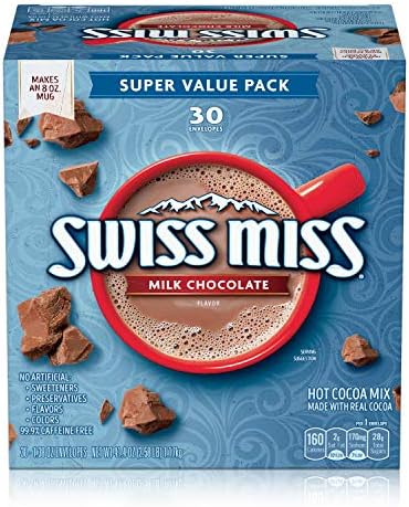 Swiss Miss Milk Chocolate Flavor Hot Cocoa Mix, 41.4 Ounce (Pack of 8)