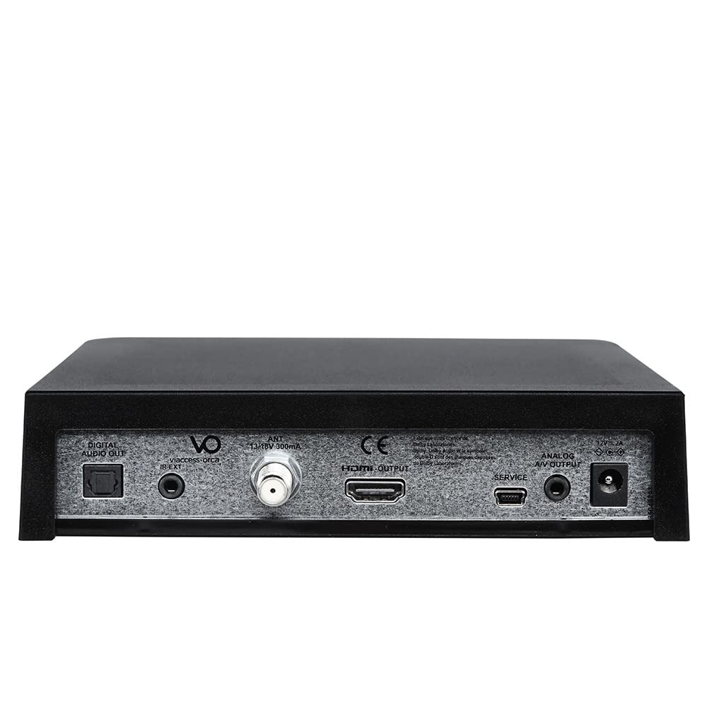 D2 Diffusion Daewoo Décodeur Satellite DVB S/S2 - TNT Sat - avec Carte d'abonnement Incluse - Dolby Digital Plus - AC3 - Tuner - EPG - avec télécommande