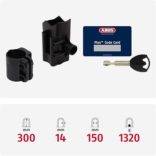 Miniatura 3 de ABUS Granit Plus 470 - Cerradura en U, 11 pulgadas0.472 in, color negro